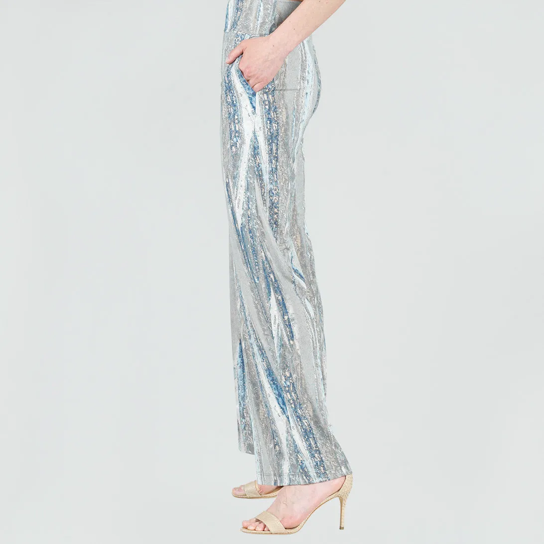 Wide Leg Pocket Pant - Python Taupe - Final Sale!