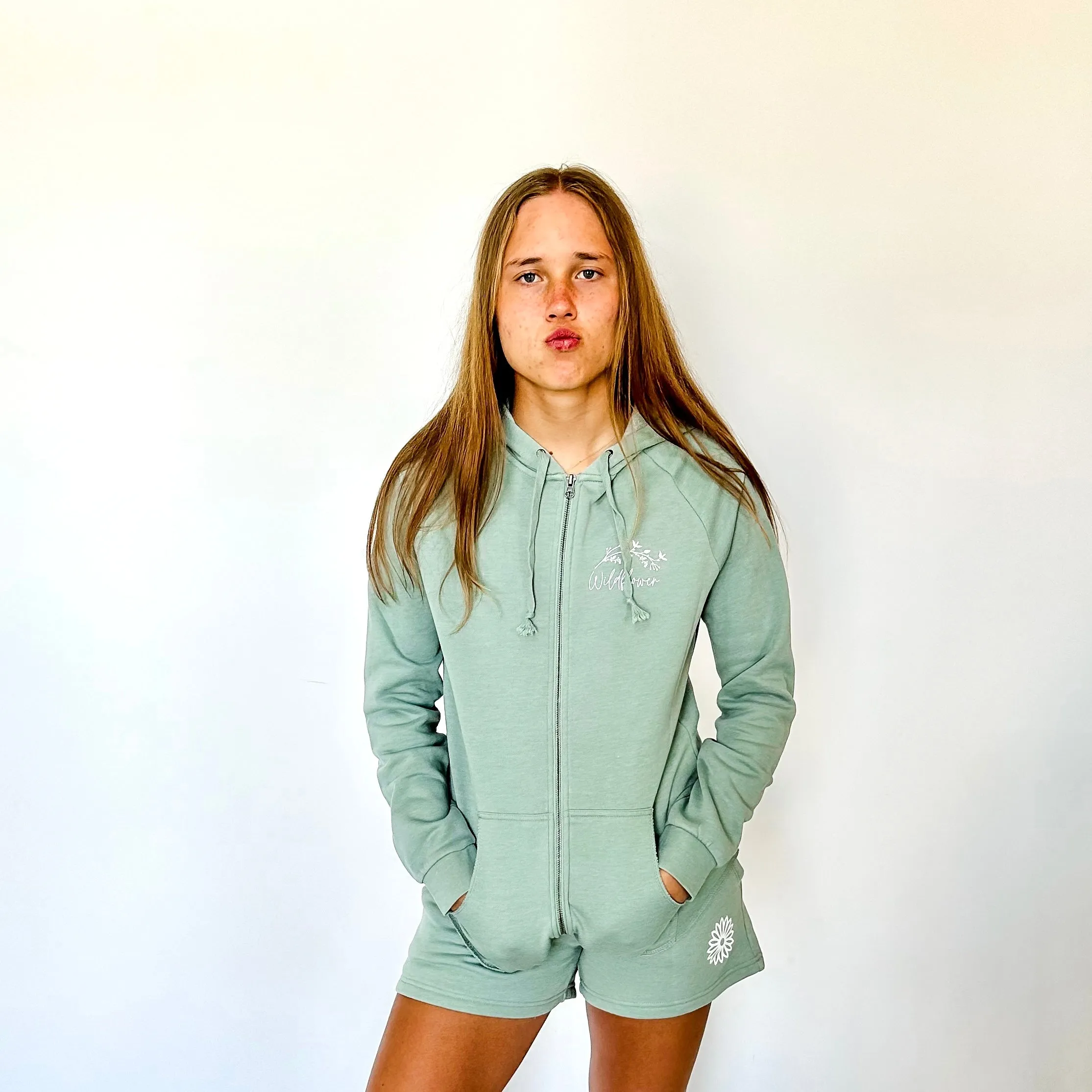 Wildflower Zip-Up Hoodie