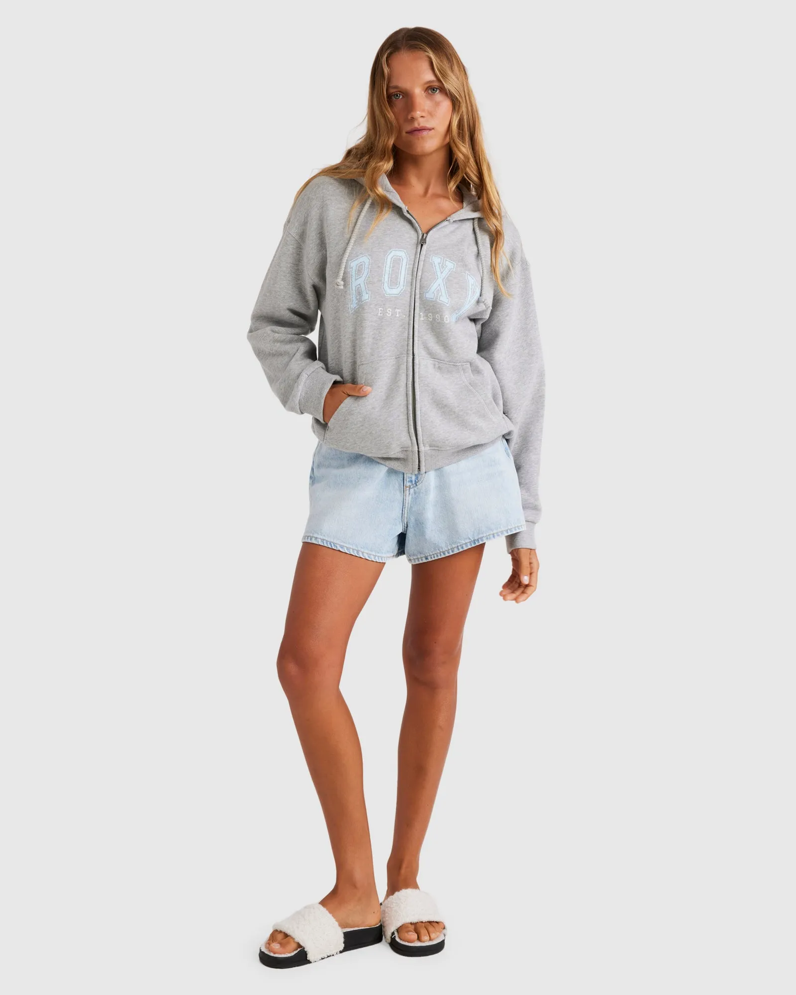 Womens Endless Days Zip-Up Hoodie