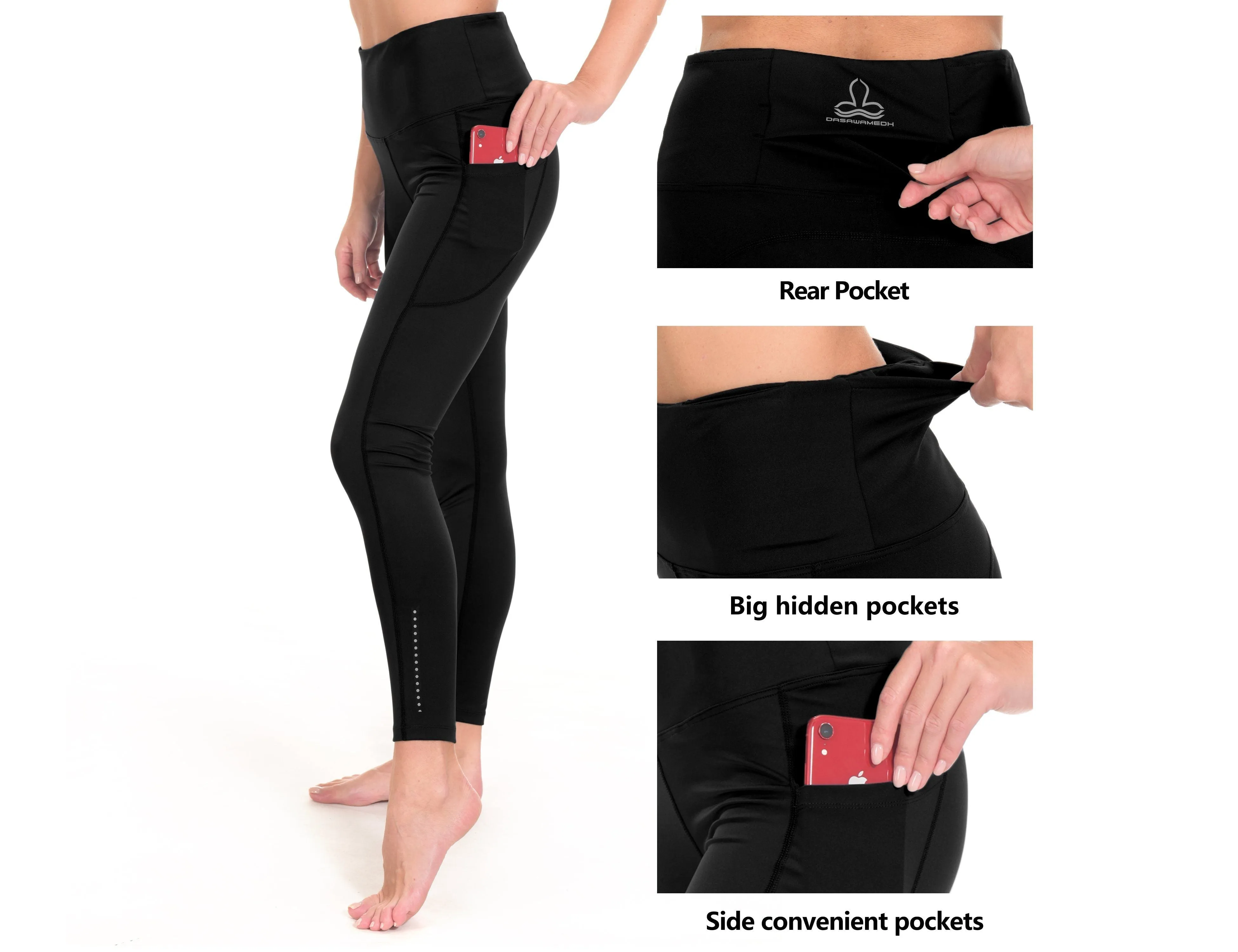 Women's High Waist Yoga Leggings Running Pants