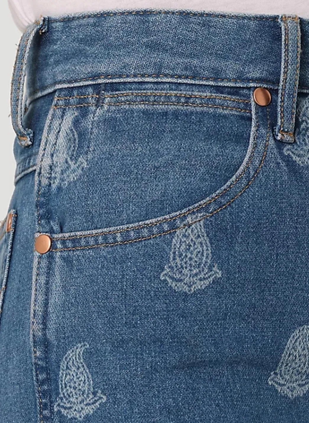 Wrangler Westward Paisley Bootcut Jeans