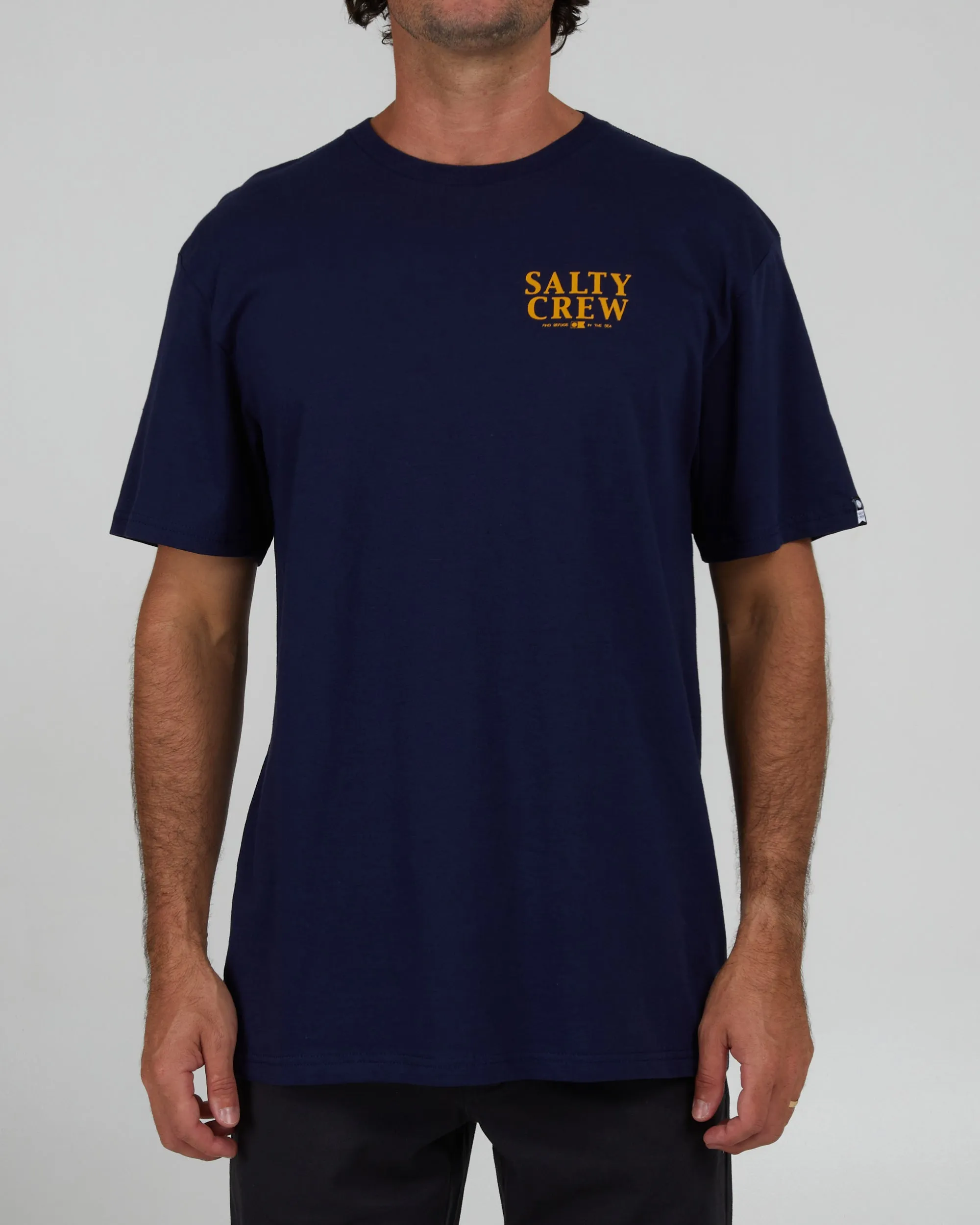 Yellowfin Navy S/S Classic Tee