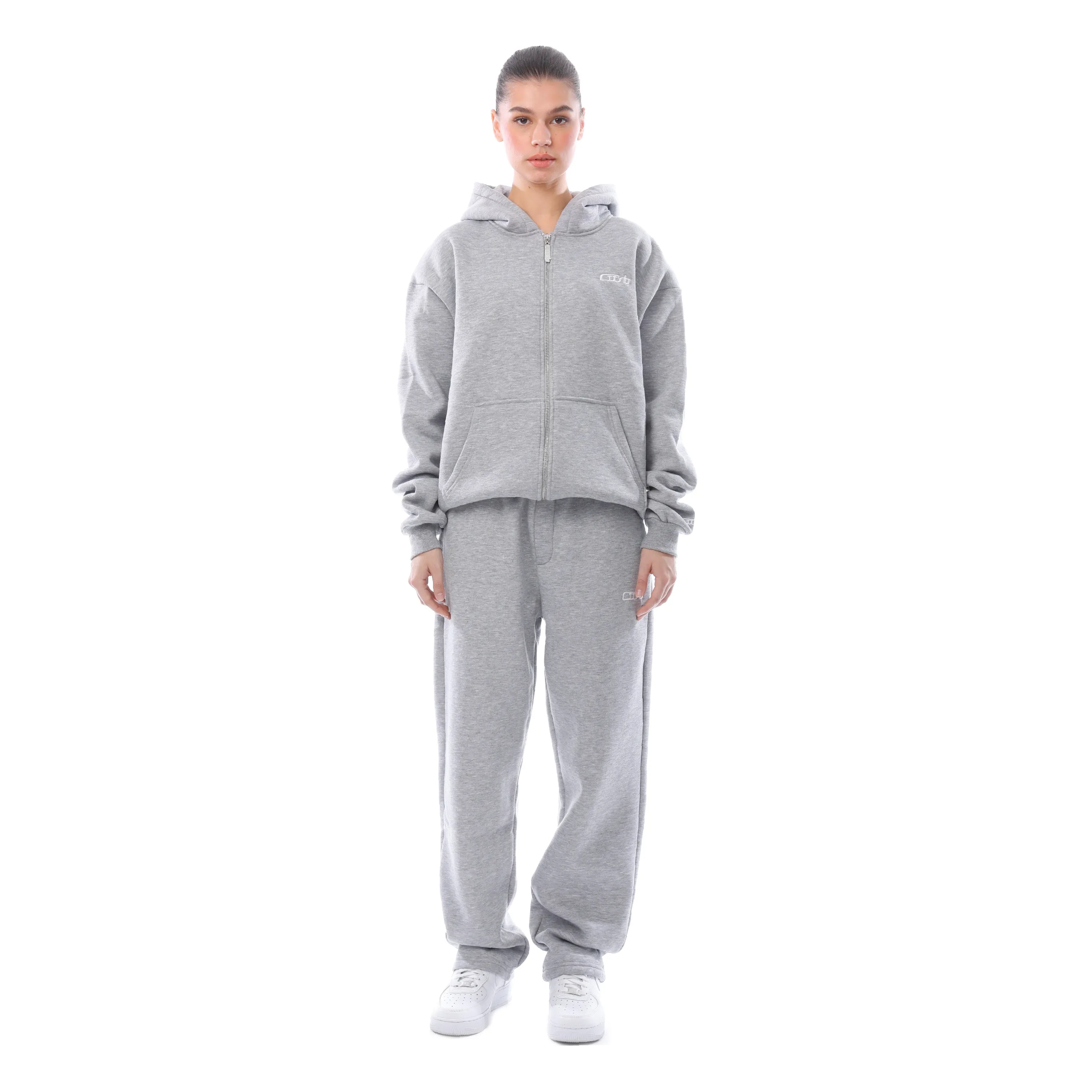 ZIP-UP GREY MELANGE